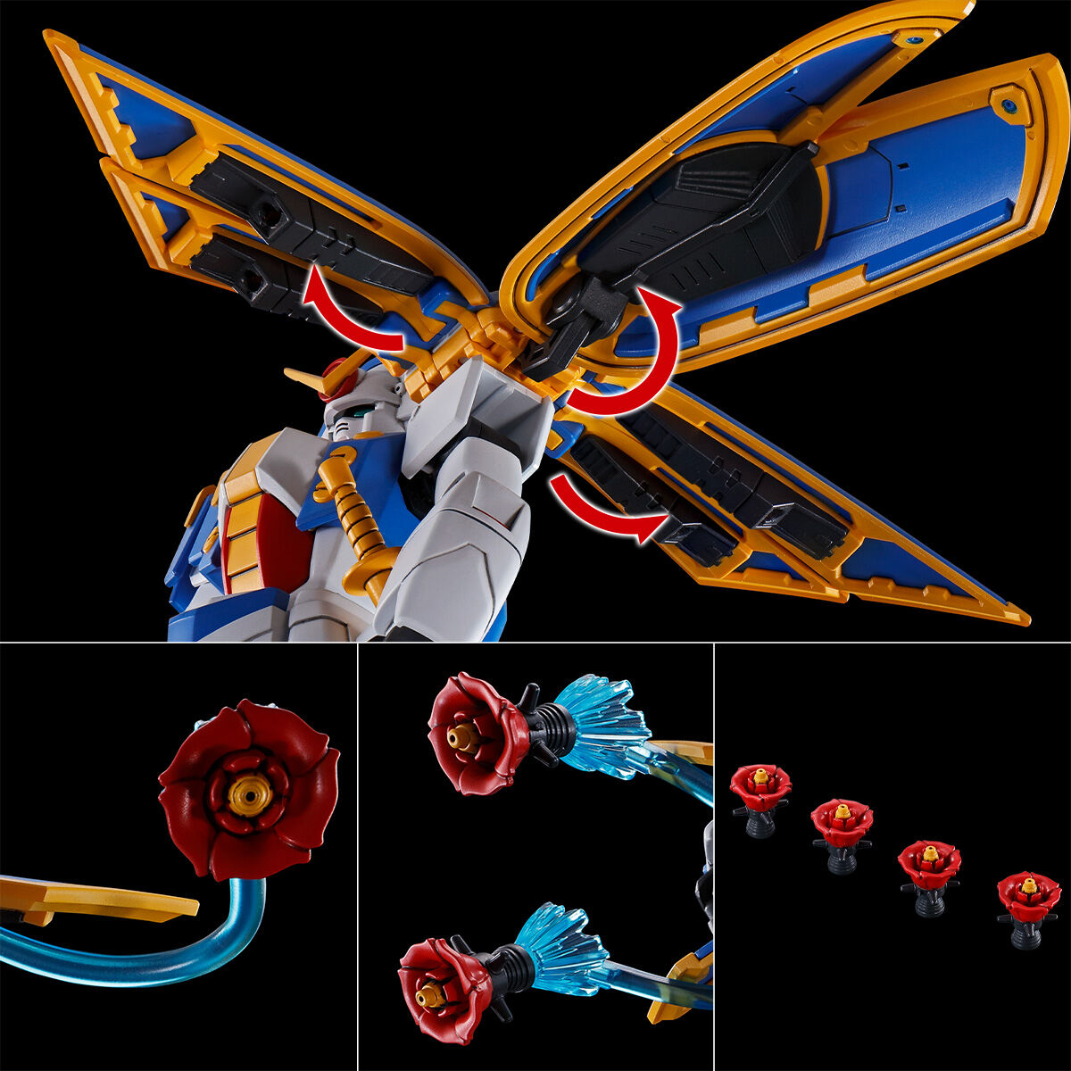 Mobile Budoden G Gundam HG 1/144 Gundam Rose