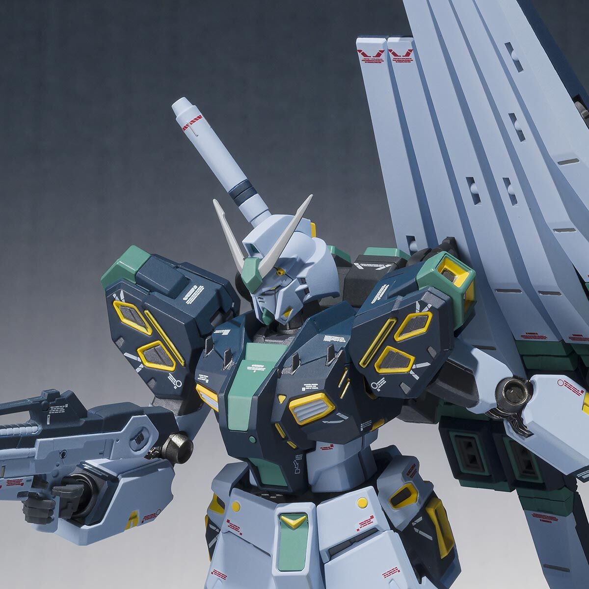 Mobile Suit Gundam: Char's Counterattack METAL ROBOT Spirits (Ka signature) <SIDE MS> Mass-produced Nu Gundam (equipped with fin funnels) Premium Bandai Brand new and unopened