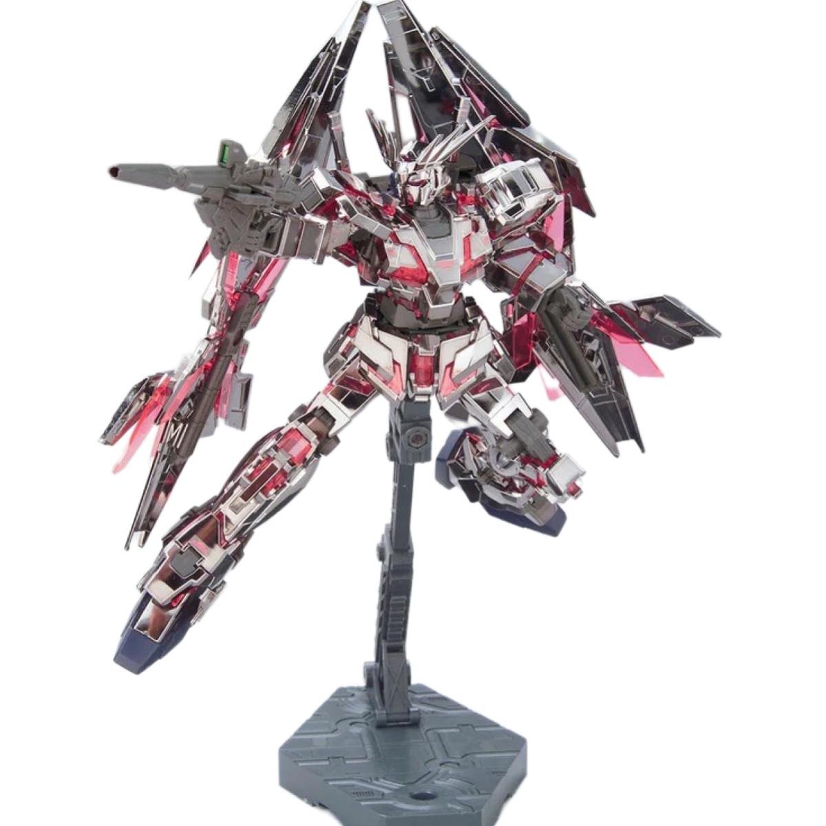 HG 1/144 Unicorn Gundam Unit 3 Phenex Destroy Mode Gold Silver Coating Set Gundam Base Limited - Gunpla - HG by Bandai Spirits