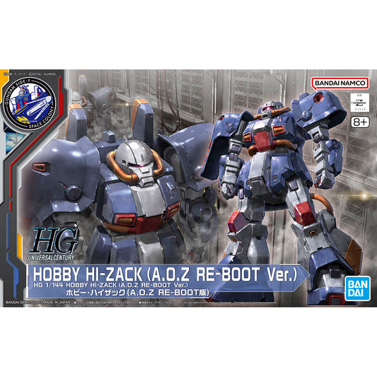 HG 1/144 Hobby Hi-Zack (A.O.Z RE-BOOT Ver.) GUNDAM SIDE-F Exclusive Plastic Model Kit by BANDAI – Titans Color High Mobility Gunpla AOZ Reboot Series