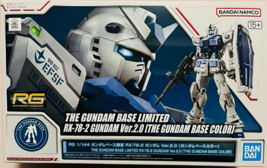 RG 1/144 RX-78-2 Gundam Ver.2.0 Gundam Base Limited Color - Gunpla - Real Grade by Bandai Spirits