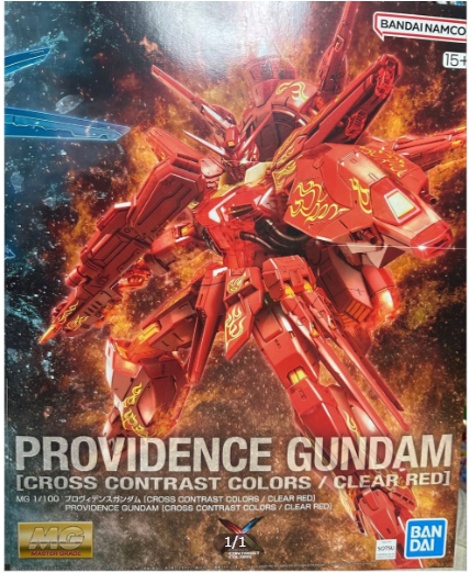 MG 1/100 Providence Gundam CROSS CONTRAST COLORS Clear Red Limited MG 1/100 Providence Gundam CROSS CONTRAST COLORS Clear Red Limited