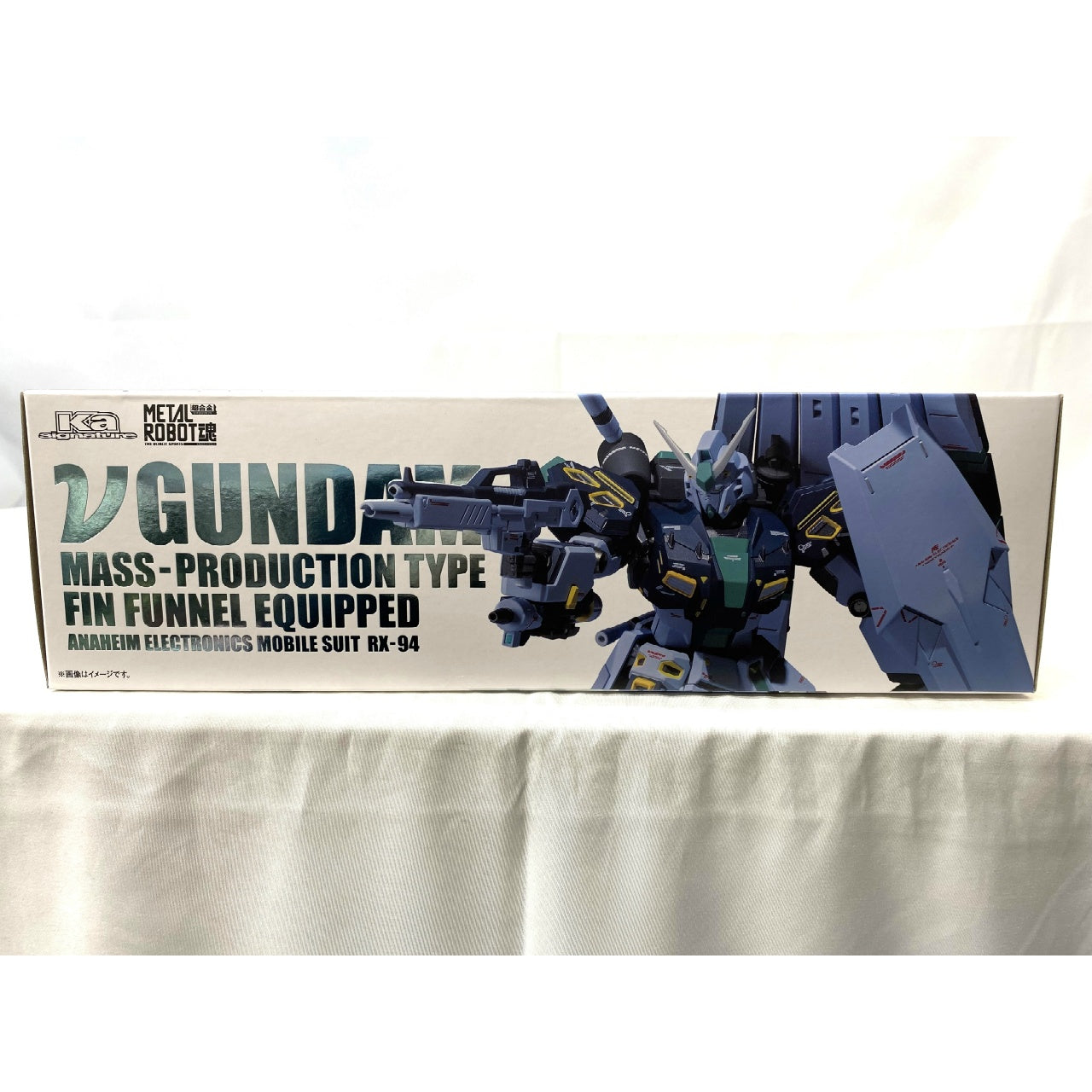 Mobile Suit Gundam: Char's Counterattack METAL ROBOT Spirits (Ka signature) <SIDE MS> Mass-produced Nu Gundam (equipped with fin funnels) Premium Bandai Brand new and unopened