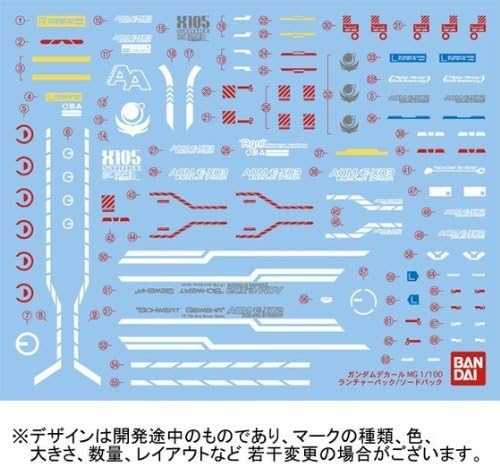 BANDAI MG 1/100 Ale Strike Gundam Ver.RM Launcher Striker/Sword Striker Pack  Premium Bandai