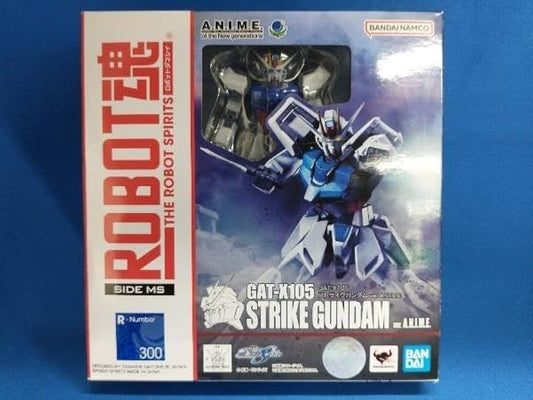 ROBOT Spirits Mobile Suit Gundam SEED SIDE MS GAT-X105 Strike Gundam ver. A.N.I.M.E. Approximately 125mm PVC ABS Painted Movable Figure - Figure by Bandai Spirits