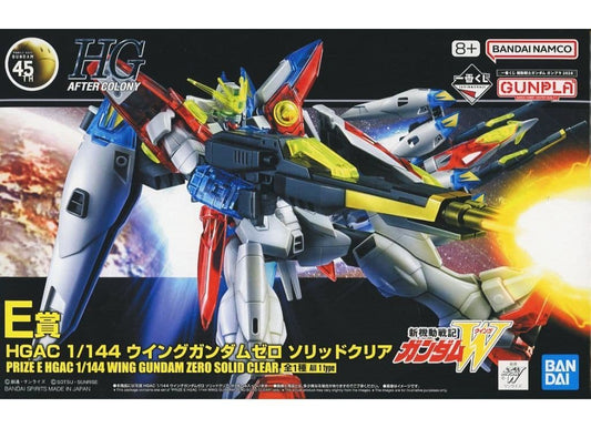 HGAC 1/144 Wing Gundam Zero Solid Clear | Ichiban Kuji Mobile Suit Gundam Gunpla 2024 E Prize - Gunpla - HG by Bandai Spirits