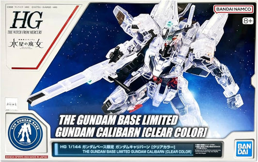 HG 1/144 Gundam Calibarn Clear Color Gundam Base Limited - Gunpla by Bandai Spirits