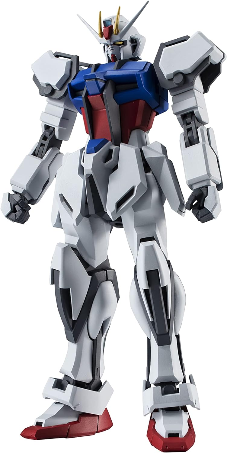 ROBOT Spirits Mobile Suit Gundam SEED SIDE MS GAT-X105 Strike Gundam ver. A.N.I.M.E. Approximately 125mm PVC ABS Painted Movable Figure - Figure by Bandai Spirits