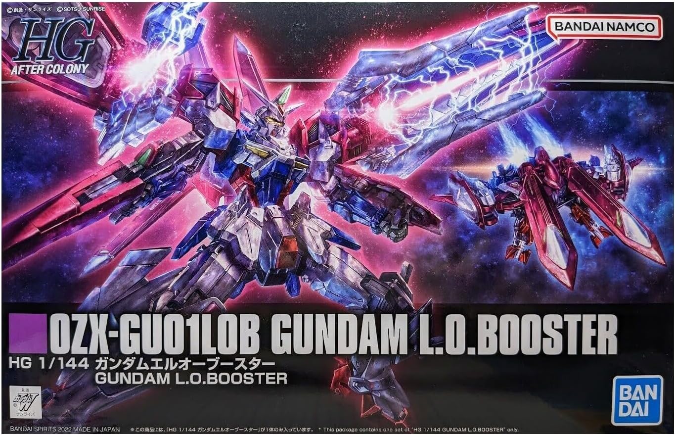 HG 1/144 OZX-GU01LOB Gundam L-O Booster New Mobile Report Gundam W Dual Story G-Unit - Gunpla - High Grade by Bandai Spirits