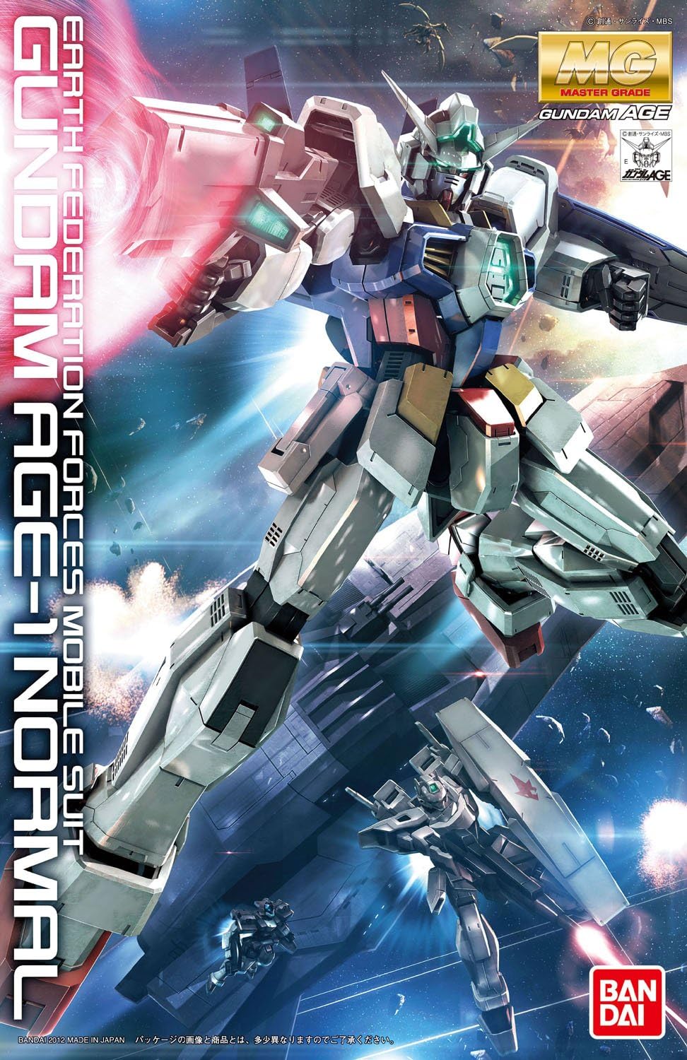 BANDAI SPIRITS MG Mobile Suit Gundam AGE Gundam AGE-1 Normal 1/100 Scale