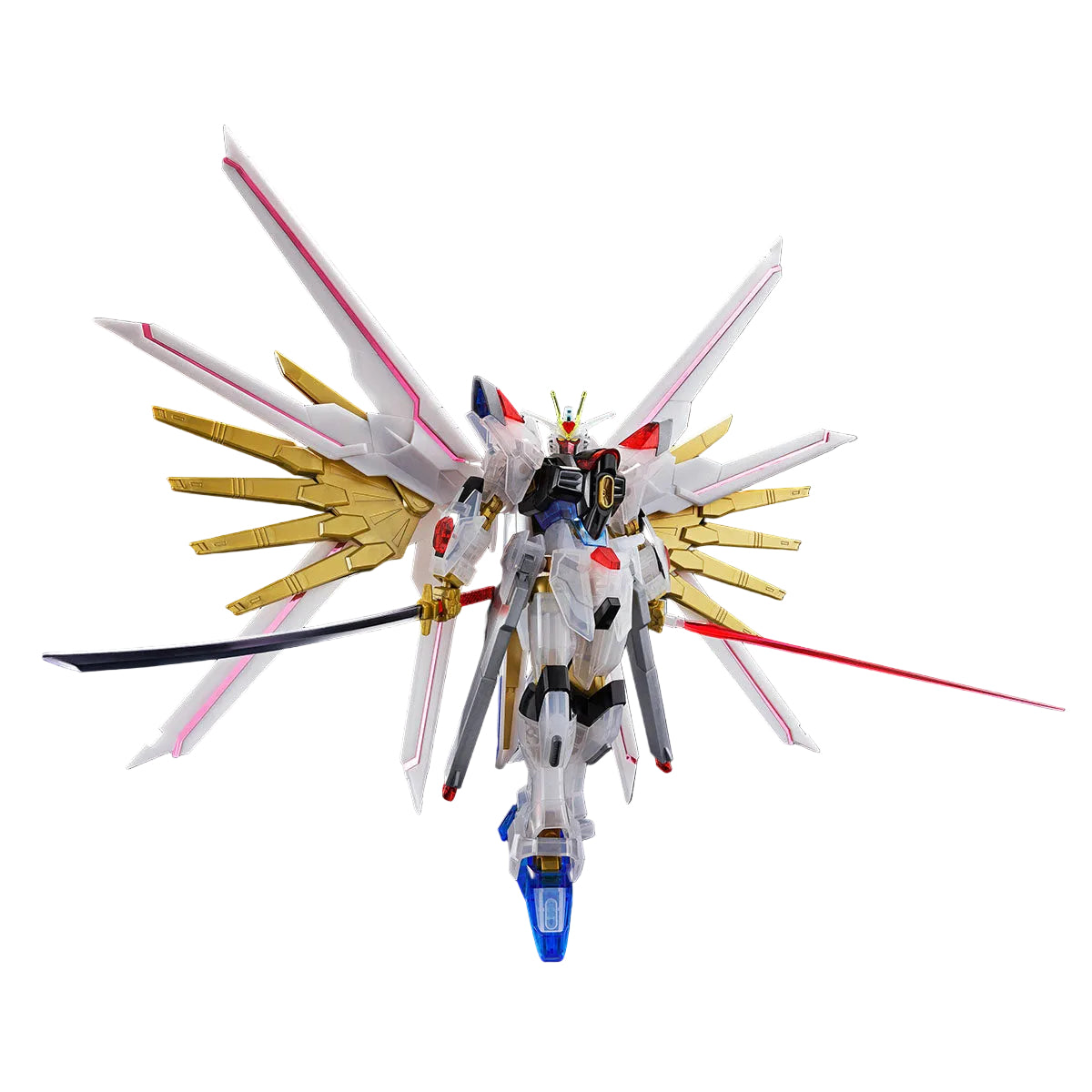 HG 1/144 Mighty Strike Freedom Gundam Clear Color Gundam Base Limited - Gunpla - High Grade by Bandai Spirits