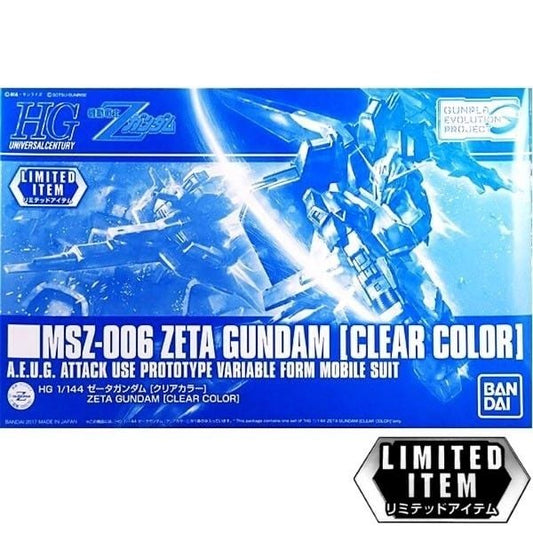 HGUC MSZ-006 Zeta Gundam “Clear Color” Event Limited – 1/144 Scale Plastic Model Kit