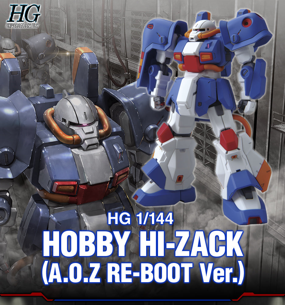 HG 1/144 Hobby Hi-Zack (A.O.Z RE-BOOT Ver.) GUNDAM SIDE-F Exclusive Plastic Model Kit by BANDAI – Titans Color High Mobility Gunpla AOZ Reboot Series