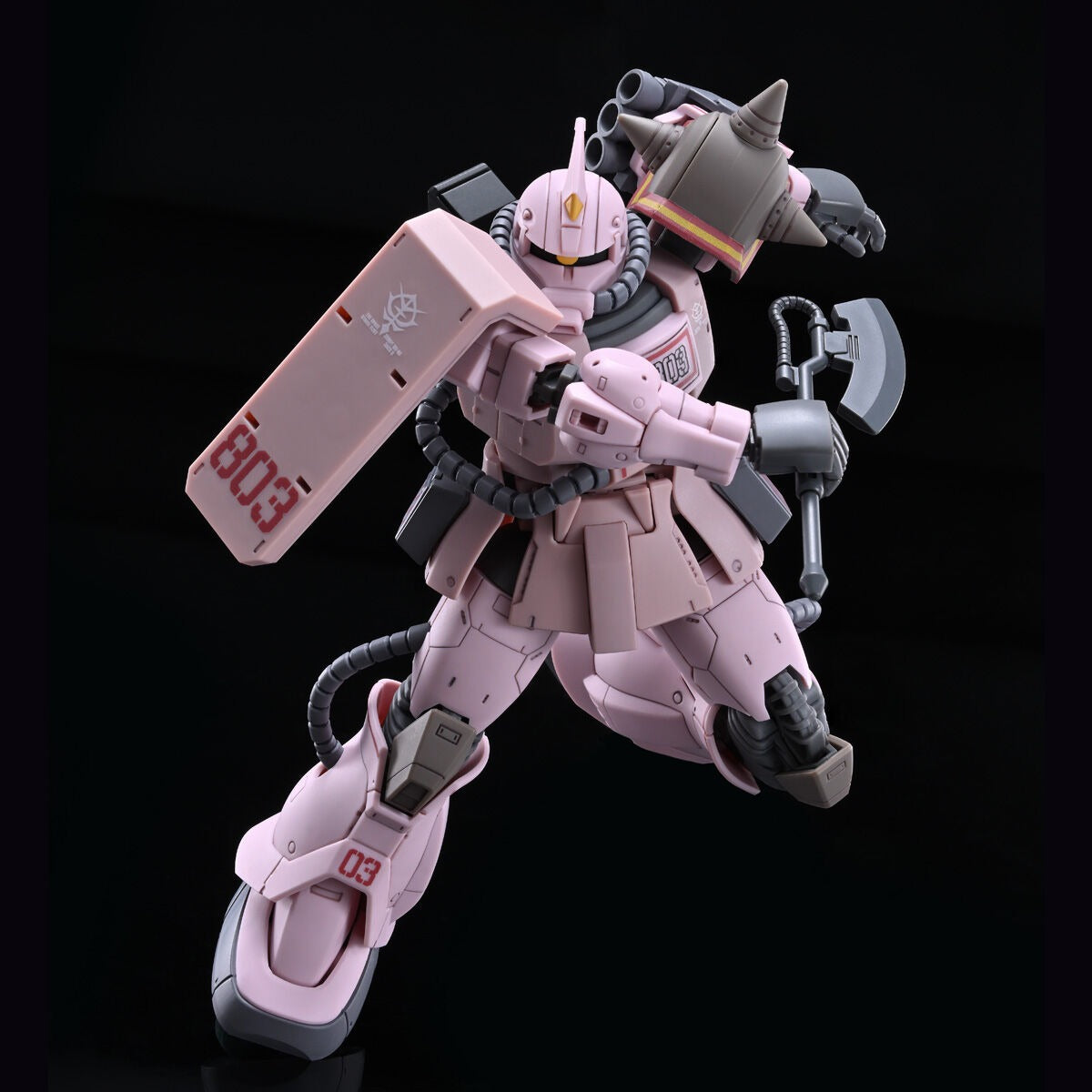 HG 1/144 Zaku Desert Type Pink Panther forces Premium Bandai Gunpla