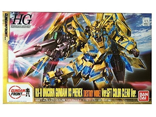 HGUC 1/144 Unicorn Gundam Unit 3 Phenex Destroy Mode Ver.GFT Gold Clear - Gunpla - High Grade by Bandai Spirits