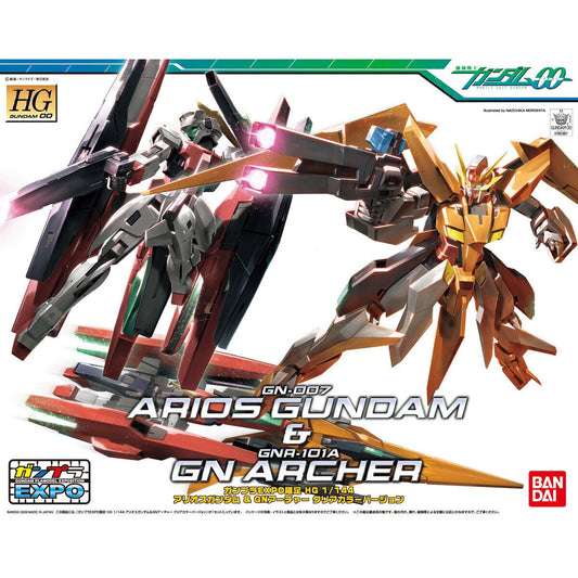 HG 1/144 Arios Gundam & GN Archer Clear Color Ver. Gunpla EXPO Limited - Gunpla - High Grade by Bandai Spirits
