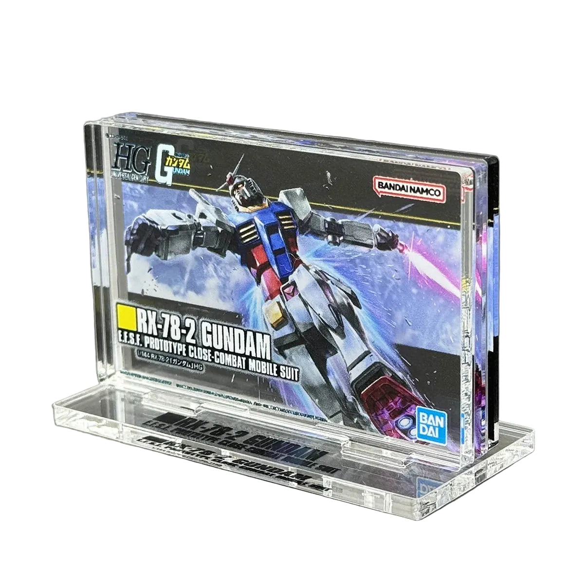 Gundam Base PakeColle HGUC 1/144 RX-78-2 Gundam Acrylic Display Stand - Gunpla - Display Stands by Bandai Spirits