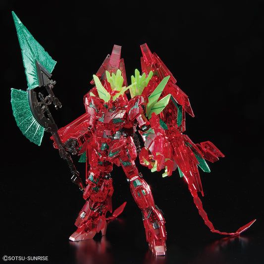 Bandai 1/144 HG Unicorn Gundam Perfectibility (Destroy Mode) Final Battle Ver. GSF Clear Color - Gundam Base Fukuoka Limited - Plastic Model Kit - Gunpla HG by Bandai Spirits