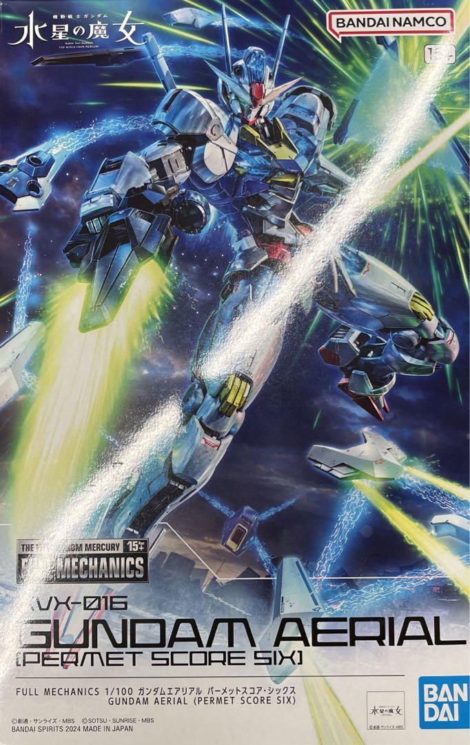 FULL MECHANICS 1/100 Gundam Aerial Permet Score Six (Mobile Suit Gundam: The Witch from Mercury) - Gunpla - Full Mechanics by Bandai Spirits