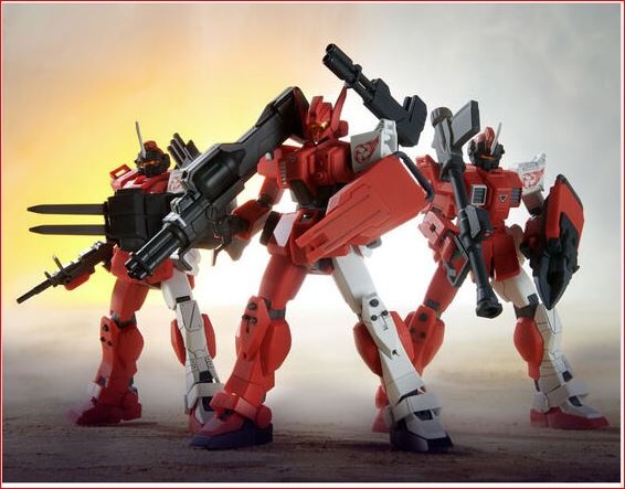 HG 1/144 Red Three Giants Team Set Gunpla