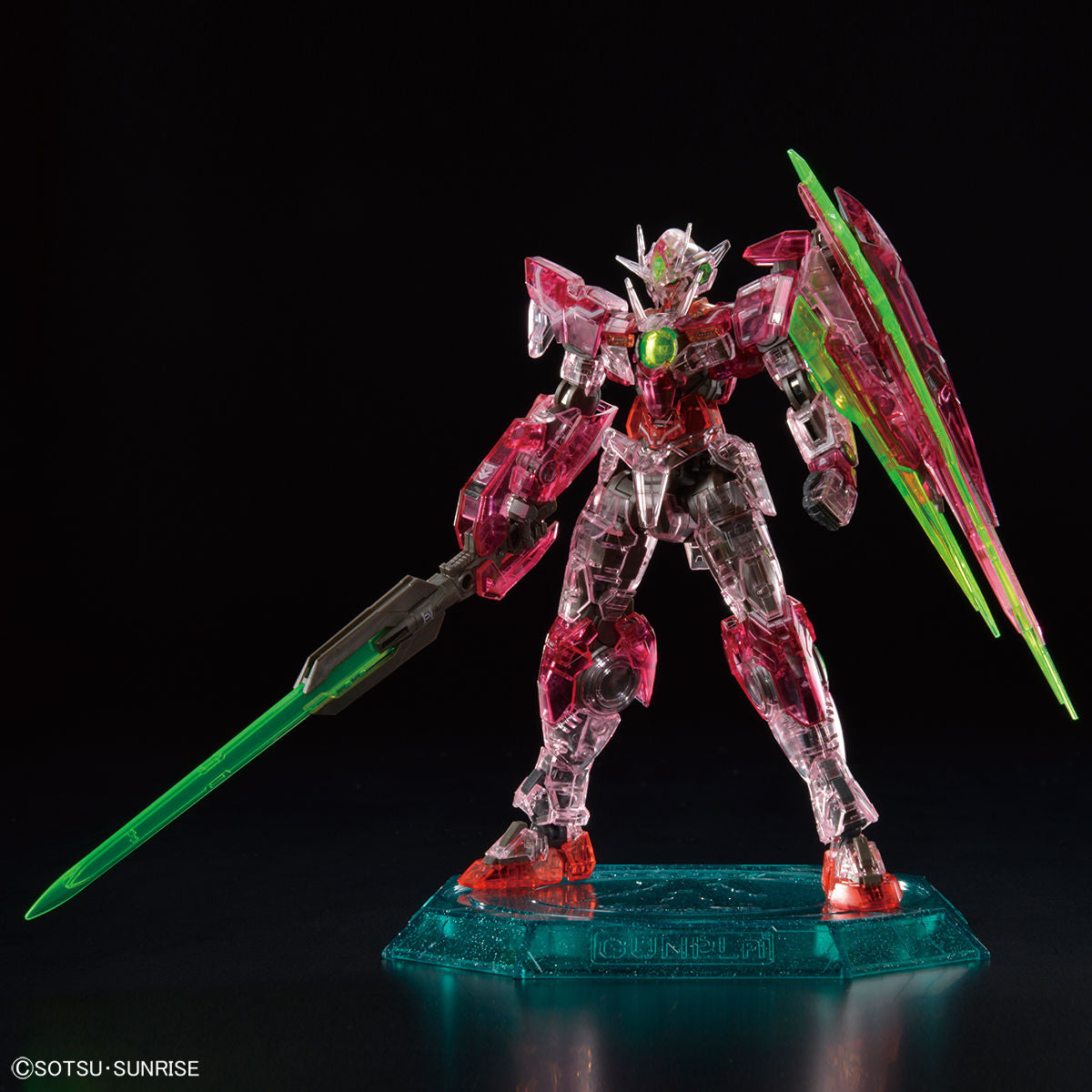 Gundam Base Limited RG 00 Quanta Trans-Am Clear 1/144
