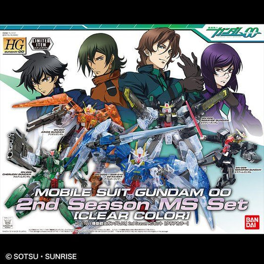 HG 1/144 Mobile Suit Gundam 00 2nd Season MS Set Clear Color - Gunpla - High Grade by Bandai Spirits
