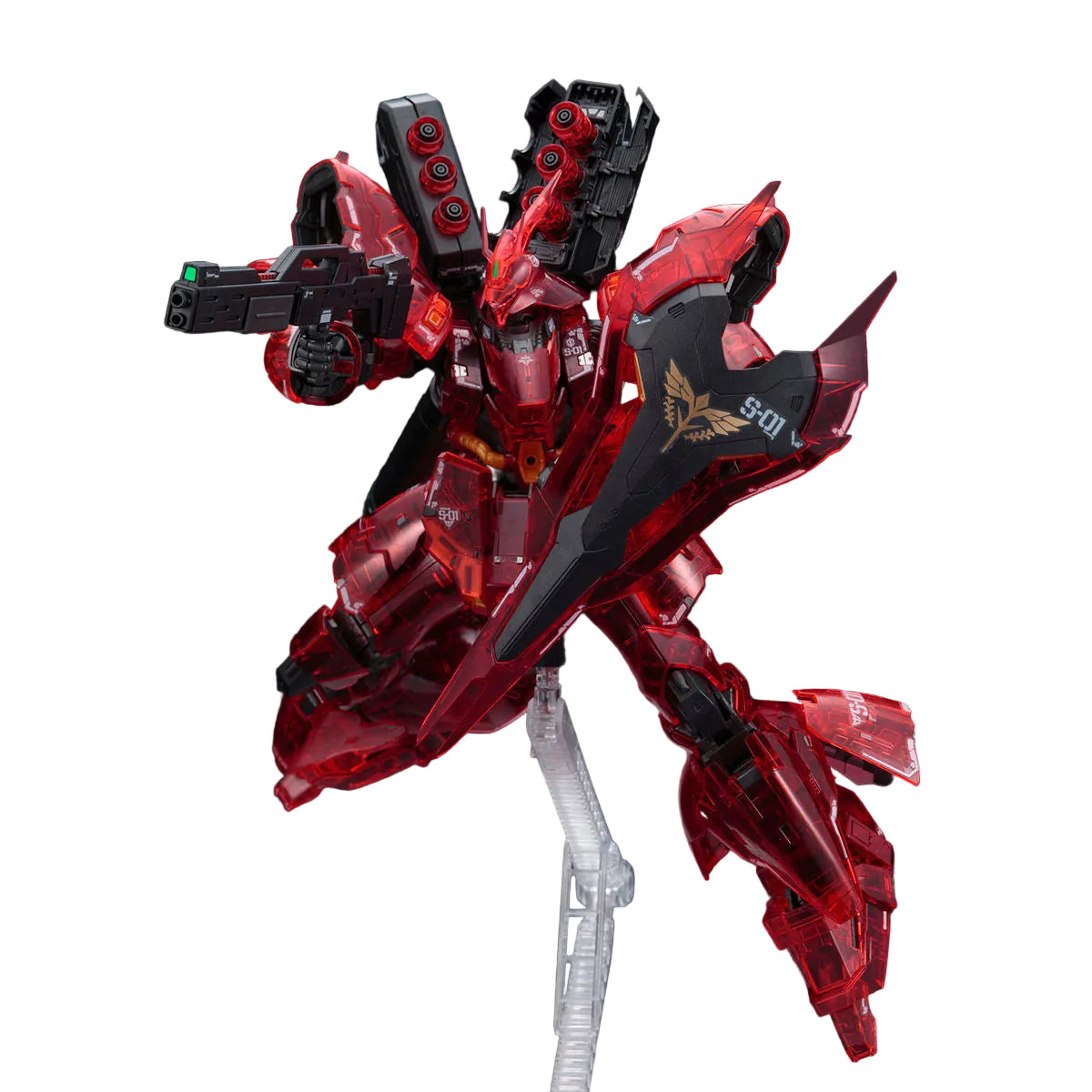 RG 1/144 Char's Counterattack Limited Sazabi Clear Color - Gunpla - Real Grade by Bandai Spirits