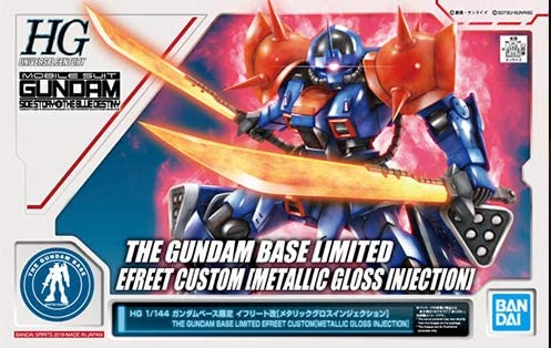 HG 1/144 Gundam Base Limited Efreet Custom Metallic Gloss Injection - Gunpla - High Grade by Bandai Spirits