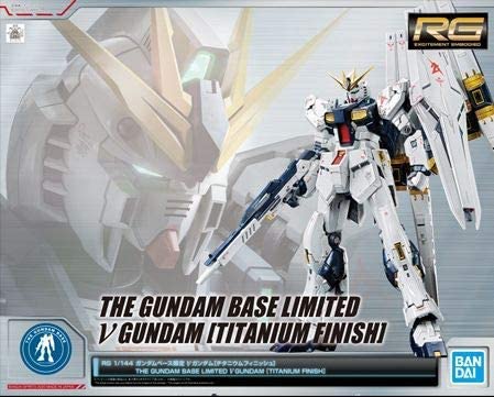 RG 1/144 Gundam Base Limited ν Gundam Titanium Finish - Gunpla - Real Grade by Bandai Spirits