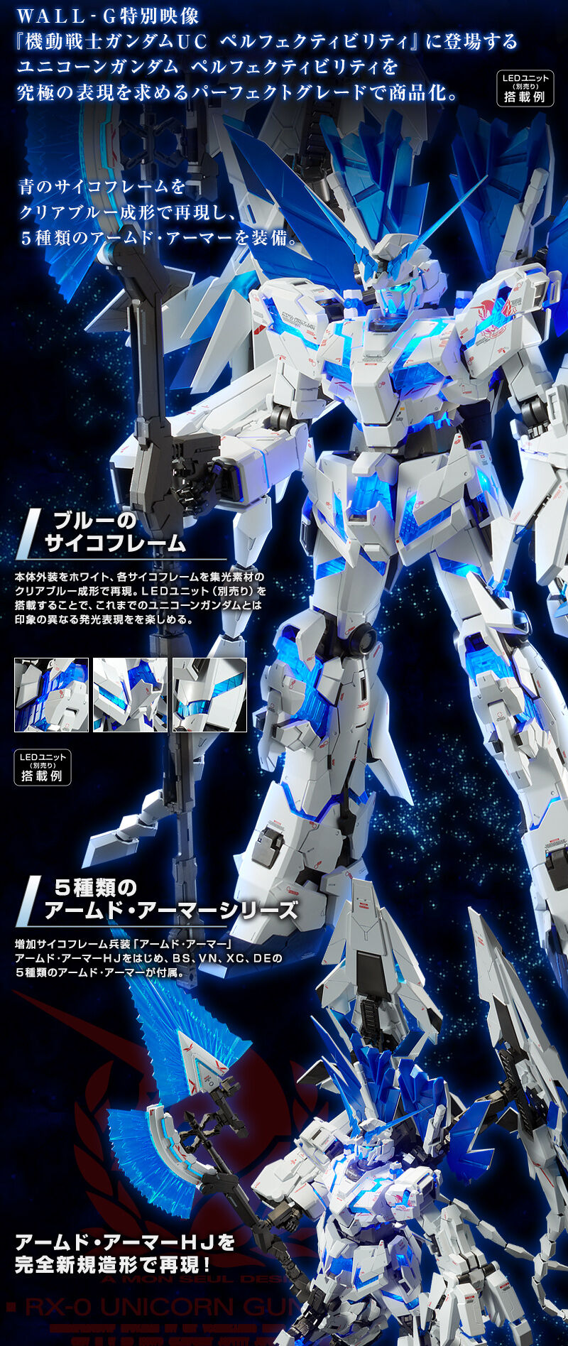 PG 1/60 Unicorn Gundam Perfectibility
