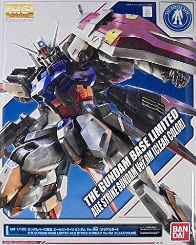 MG 1/100 Gundam Base Limited Strike Gundam Ver.RM Clear Color - Gunpla - MG by Bandai Spirits