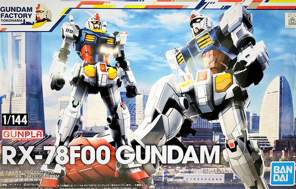 BANDAI - ガンダム×GUNDAM FACTORY YOKOHAMA Gundam Factory Yokohama Limited] 1/144 RX-78F00 Gundam