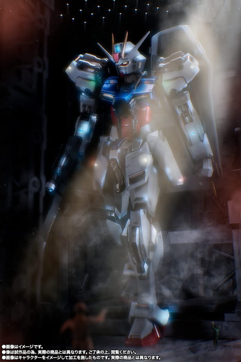 METAL BUILD Strike Gundam "Mobile Suit Gundam SEED" Strike Gundam - Heliopolis Rollout Ver. - Approx. 180mm ABS & PVC & die-cast painted action figure