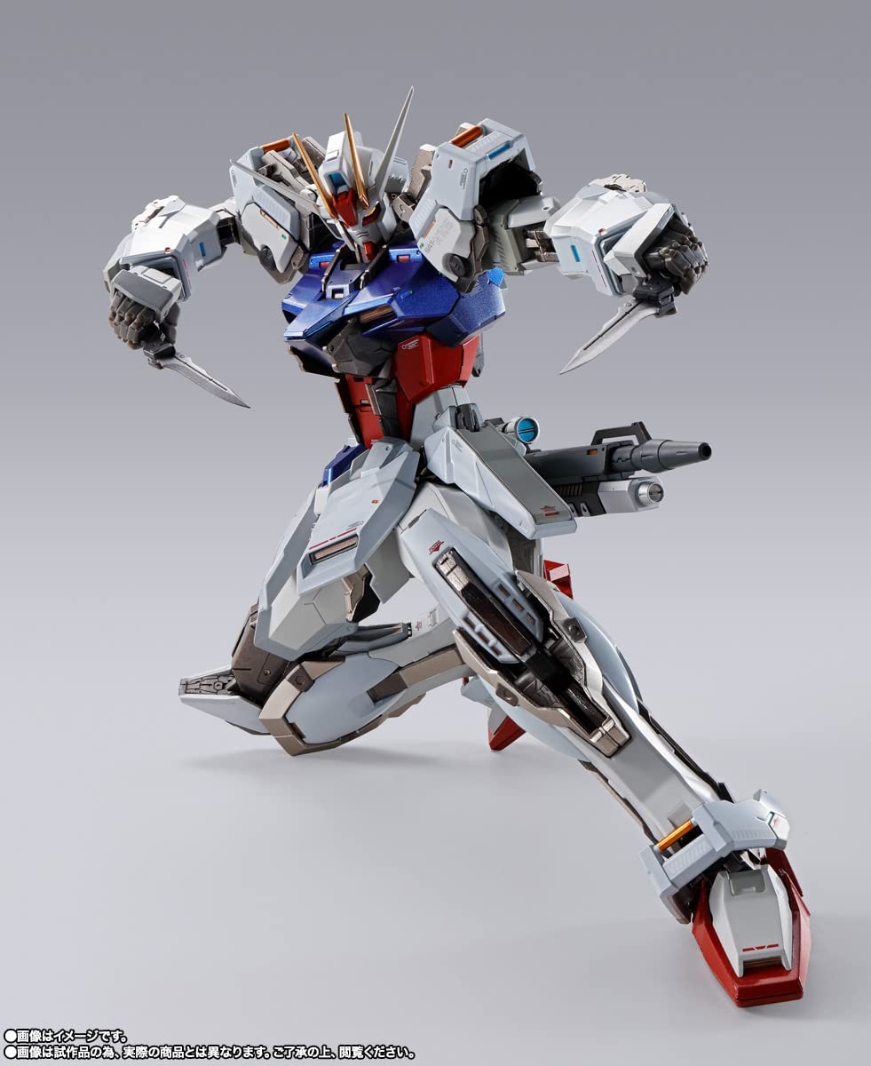METAL BUILD Strike Gundam "Mobile Suit Gundam SEED" Strike Gundam - Heliopolis Rollout Ver. - Approx. 180mm ABS & PVC & die-cast painted action figure