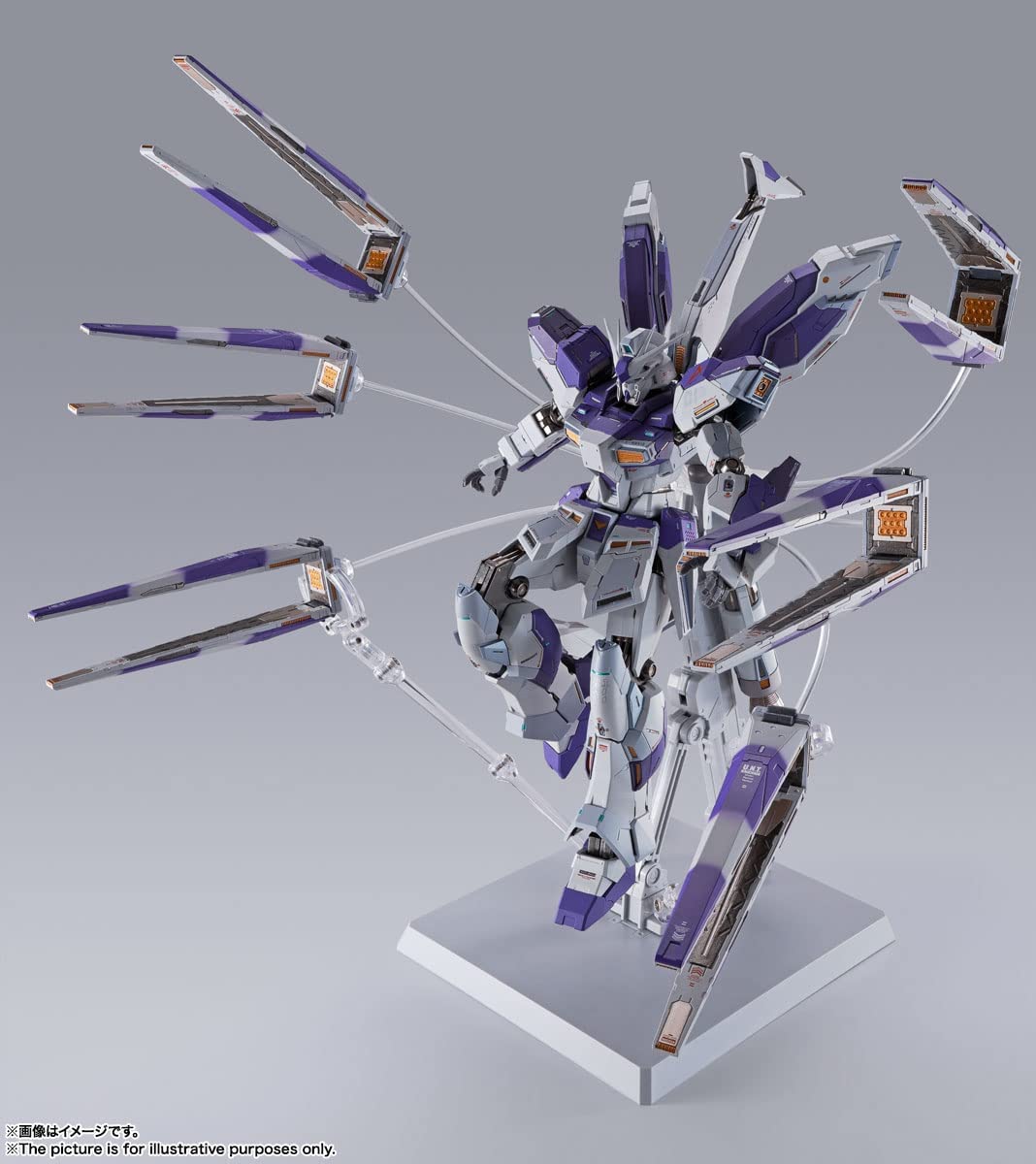 METAL BUILD Mobile Suit Gundam Char's Counterattack Beltorchika Children Hi-ν Gundam about 205mm ABS & PVC & die-cast painted action figure BAS62996
