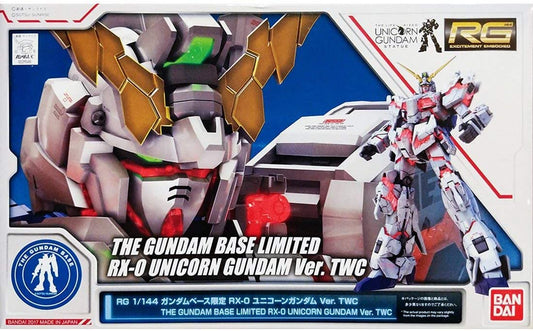 RG 1/144 Gundam Base Limited RX-0 Unicorn Gundam Ver.TWC - Gunpla - Real Grade by Bandai Spirits
