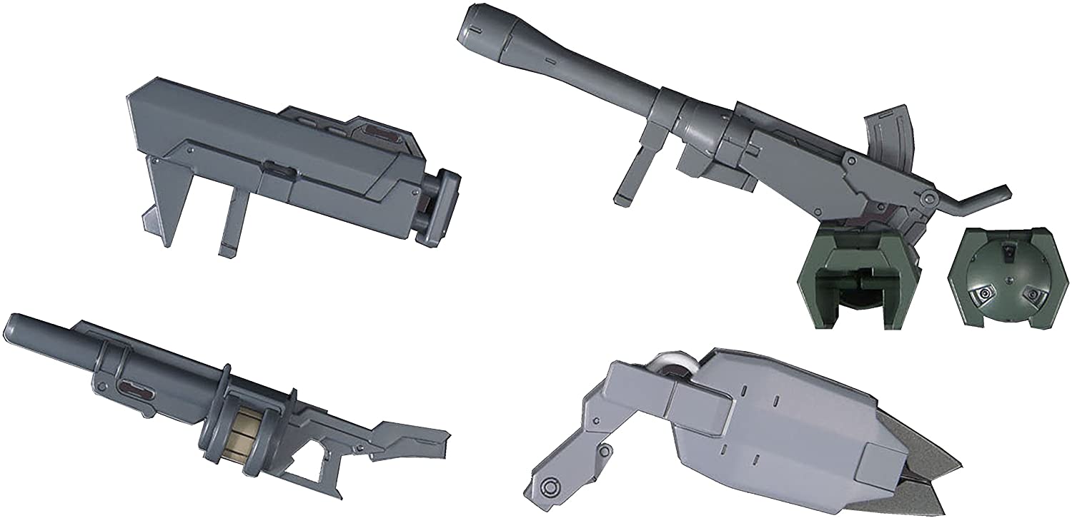 hg mobile suit gundam iron-blooded orphans ms option set 2 & cgs mobile worker (for space) 1/144 scale