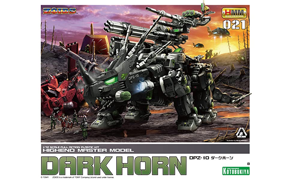 ZOIDS DPZ-10 Dark Horn Overall length about 330mm 1/72 scale plastic model Kotobukiya