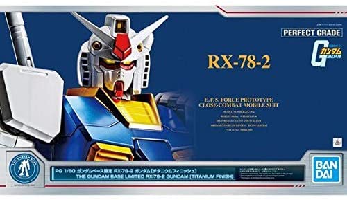 PG 1/60 RX-78-2 Gundam Titanium Finish Gundam Base Limited - Gunpla - Perfect Grade by Bandai Spirits