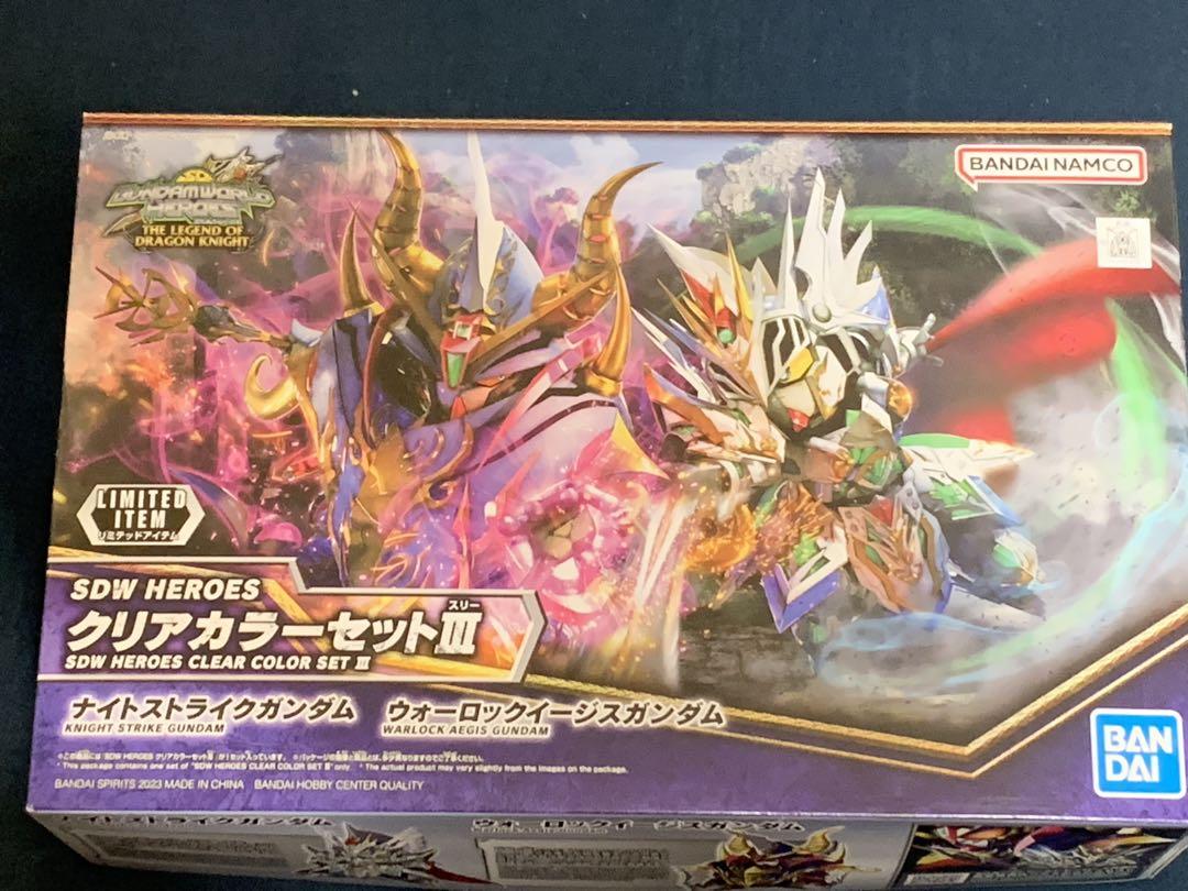 Event limited item SDW HEROES Clear Color Set III