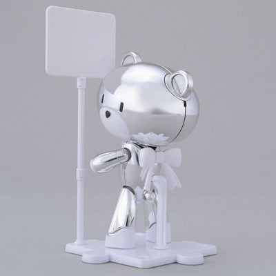 HG 1/144 Gundam Base Limited Petit Guy Silver Sparkle & Placard