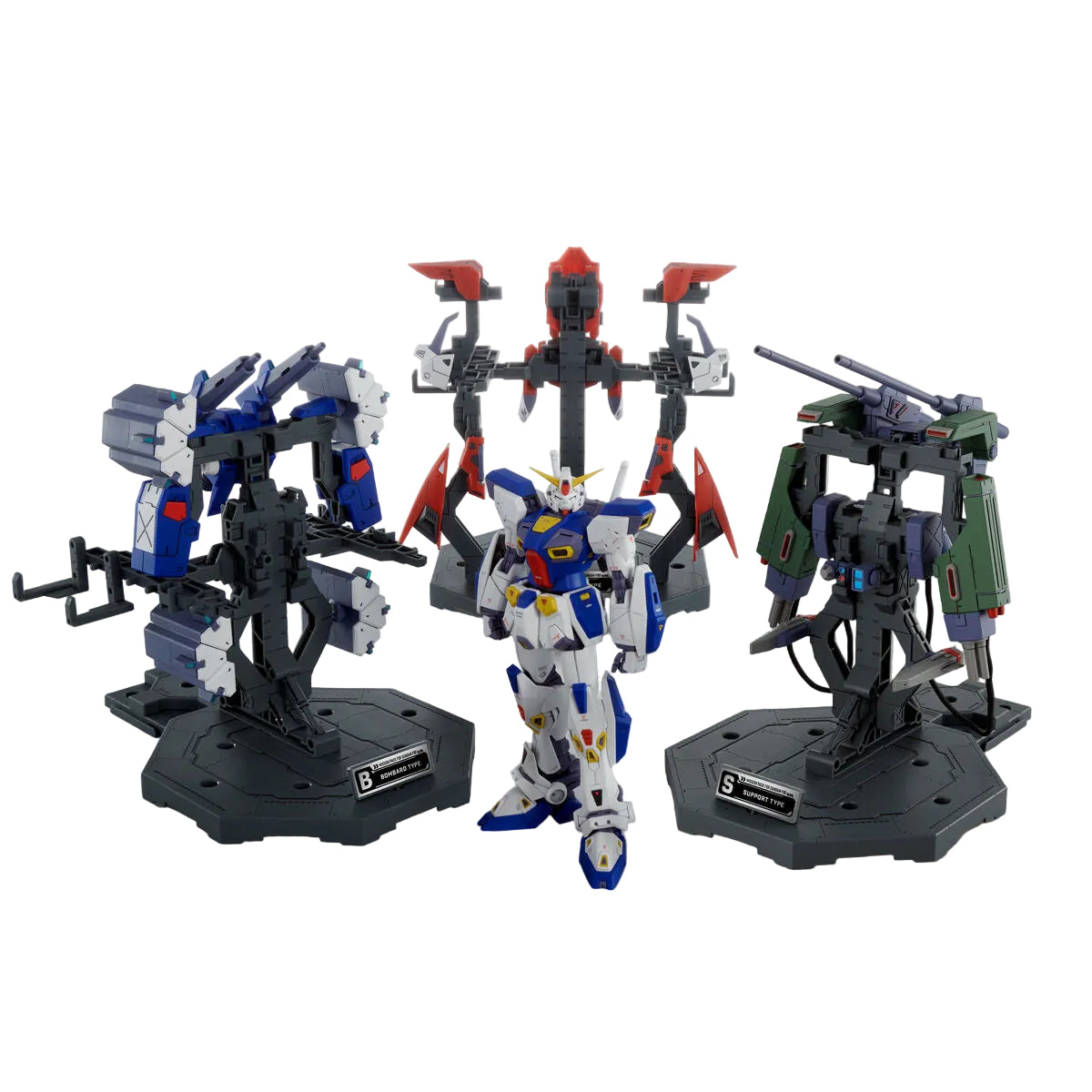 MG GUNDAM F90 2種セット MG 1/100 Gundam F90 Mission Pack Dedicated Hanger Set of 2