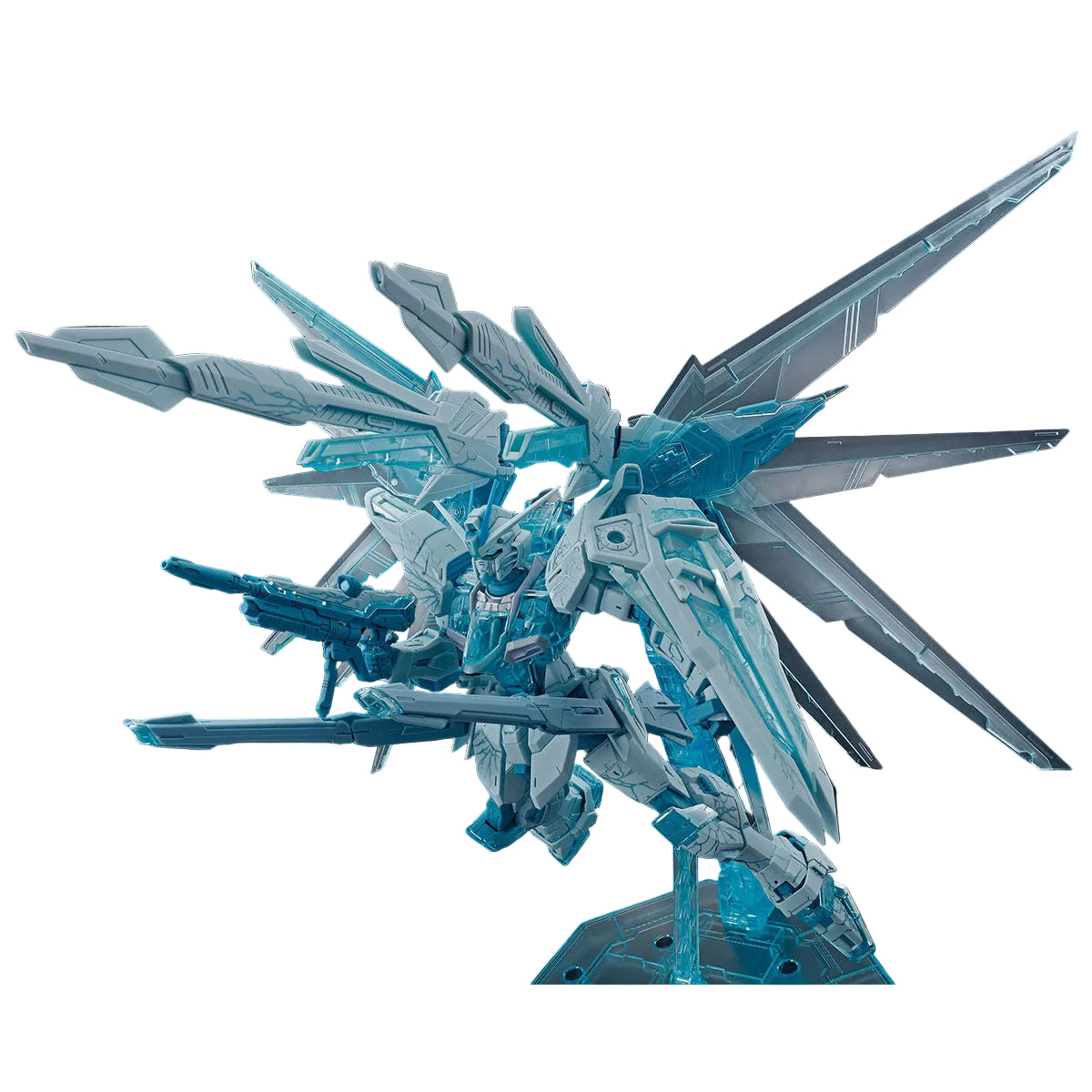 MG 1/100 Freedom Gundam Ver.2.0 Cross Contrast Colors Clear Blue