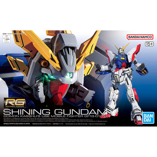 RG 1/144 Shining Gundam Plastic Model from "Mobile Fighter G Gundam"