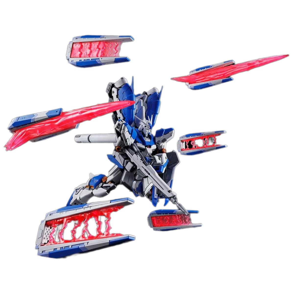 RG 1/144 Hi-ν Gundam Hyper Mega Bazooka Launcher & Funnel Display Set - Premium Bandai - Gunpla - RG by Bandai Spirits