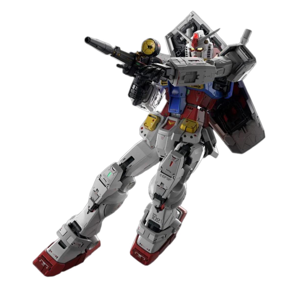 PG UNLEASHED Mobile Suit Gundam RX-78-2 Gundam 1/60 Scale Color-Coded Plastic Model - Gunpla - PG by Bandai Spirits