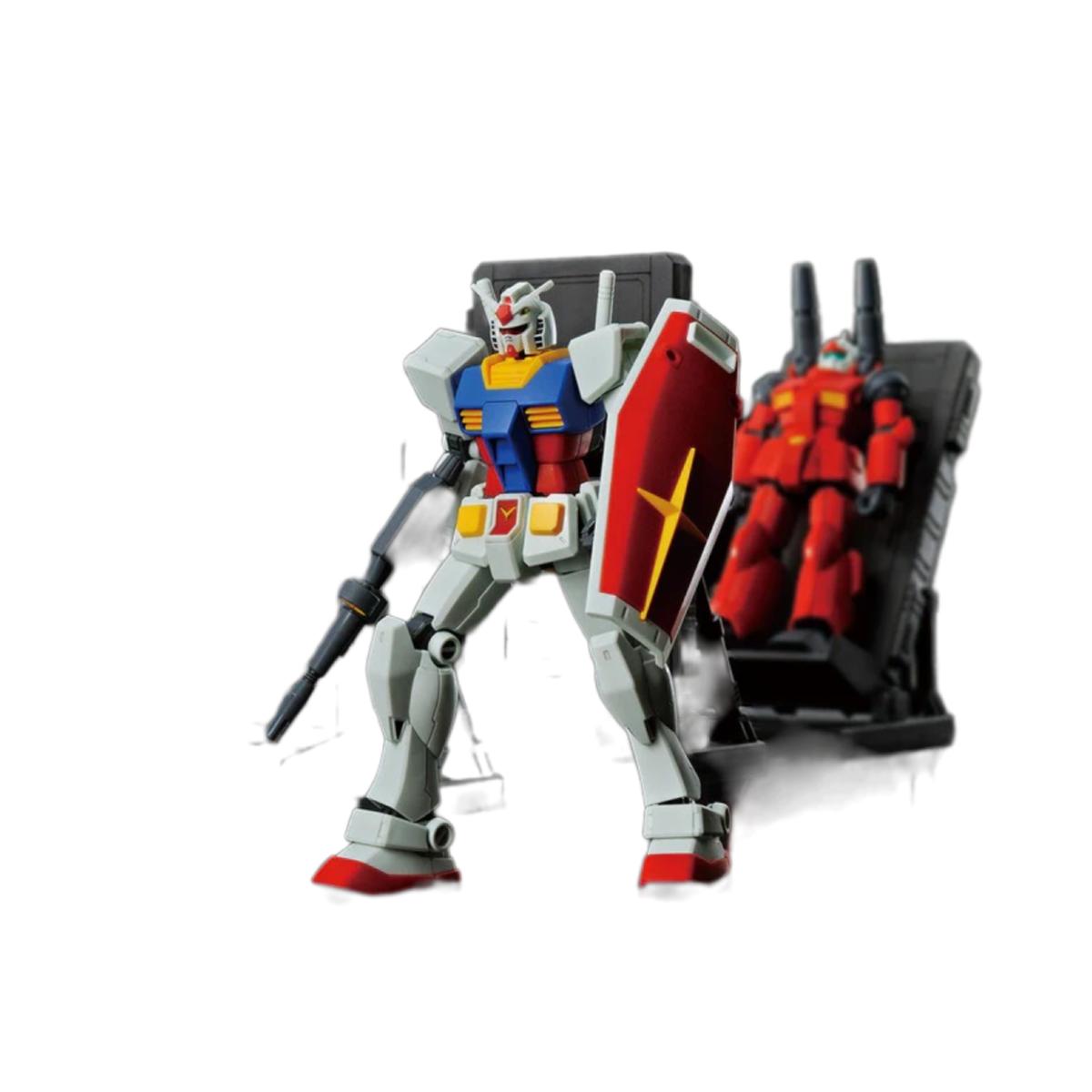 HG 1/144 Gundam Base Limited White Base MS Hanger 3 Set - Gunpla - HG by Bandai Spirits