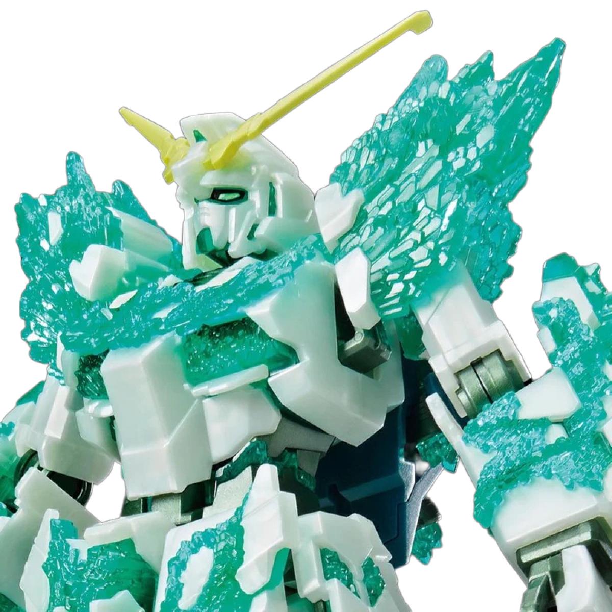 HG 1/144 Gundam Base Limited Unicorn Gundam Corpo Cristallino Luminoso