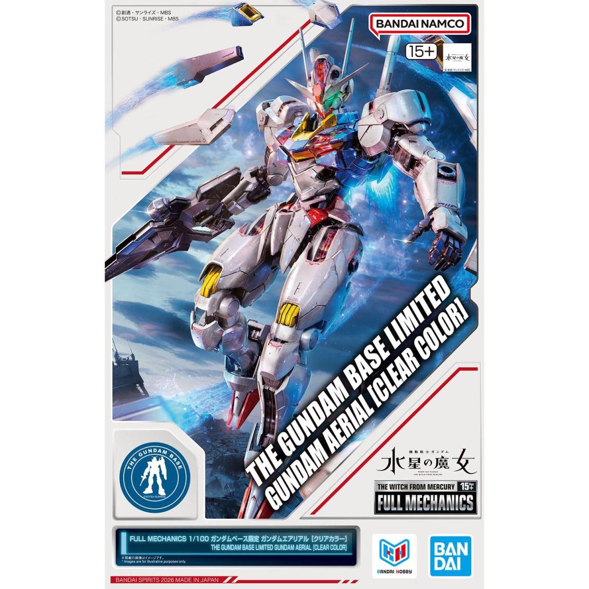 FULL MECHANICS 1/100 Gundam Aerial [Clear Color] Gundam Base Limited