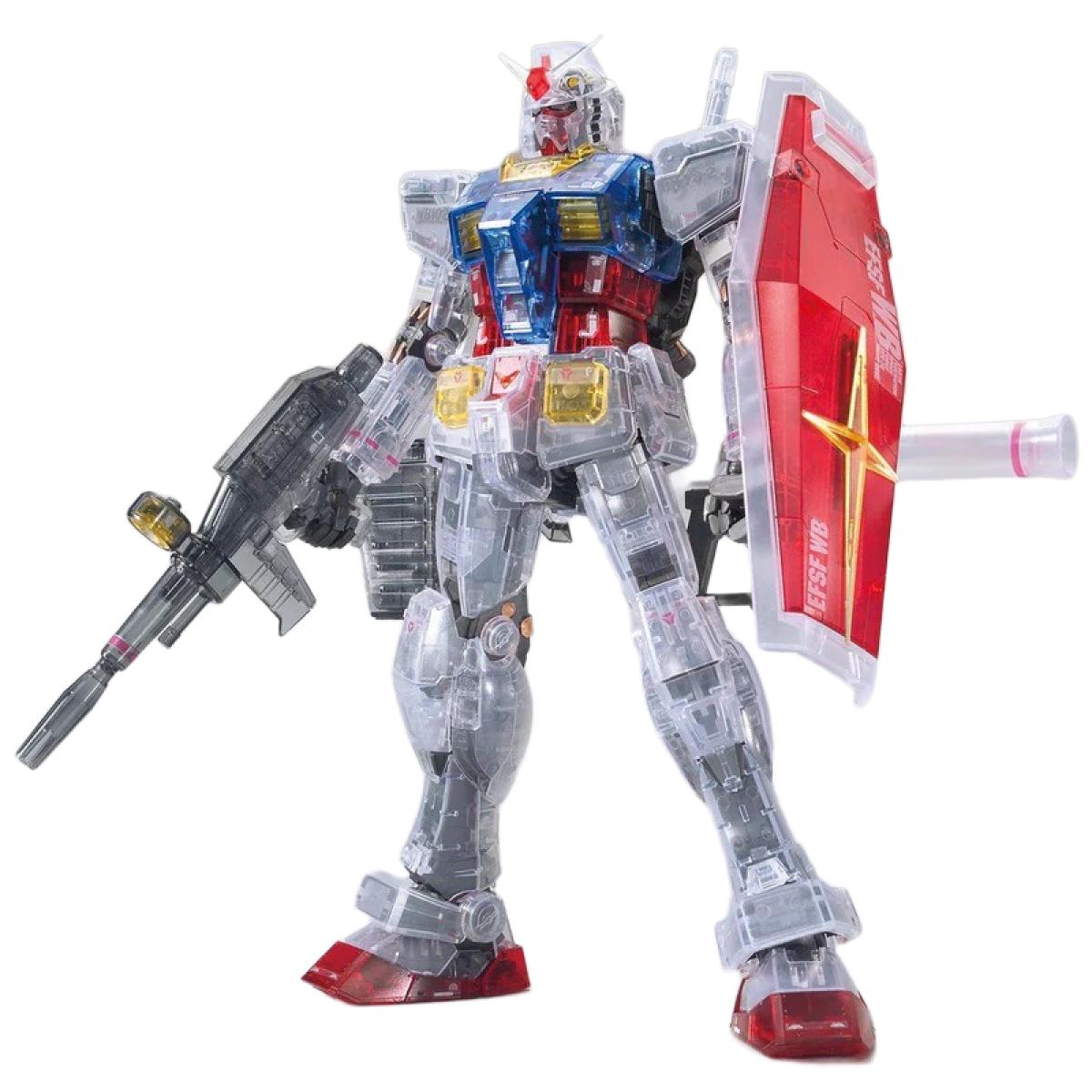 MG 1/100 Gundam Base Limited RX-78-2 Gundam Ver.3.0 [Clear Color] - Gunpla - MG by Bandai Spirits